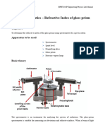 Refractive Index of Prism