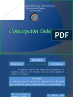 Concepción Didáctica.