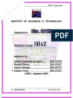 SHAZ Final Report