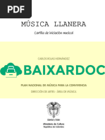 Musica Llanera Cartilla de Iniciacion Musical