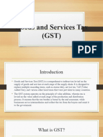 Goods and Services Tax (GST)