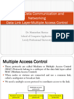 11 Data Link LayerMultiple Access Control