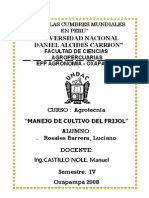 Manual de Cultivo Frijol