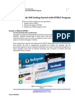 Week 10 - Getting Started With HTML5 Program