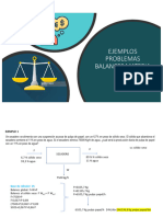 Ejemplo Problemas Balances