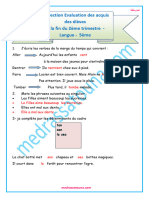 Correction Examen Langue 5ème Trimestre 2 1