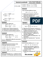 Exercice La Continuité 2BACECO