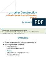 Lecture#7 - Chap#2 (Syntax Directed Translator (Part-III) )