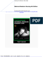 Contemporary Maternal Newborn Nursing 9th Edition Test Bank Full Download