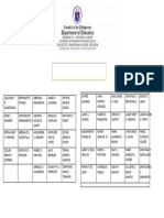 Seat Plan