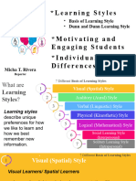 Basic Learning Style - Dunn-and-Dunns Learning Style-Individual Differences