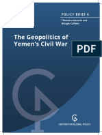 The Geopolitics of Yemen's Civil War: Policy Brief 6