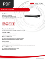 Datasheet of DS 7616NI Q2 NVRD - V4.71.200 - 20221031