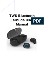 TWS Bluetooth Earbuds User Manual: FCC Id: Zz2Abh-31R