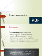 Los Determinantes