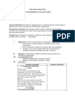 A Detailed Lesson Plan - Dipa Tapos Pota