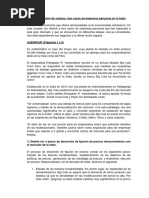 Caso - Empresas Peruanas en La India y RFL