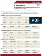 Transitional Words and Phrases