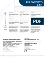 Ei0127 Kit de Enxerto Sin 80108910061 PT Rev00