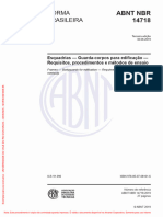 NBR 14718.2019 - Esquadrias - Guarda-Corpos para Edificação - Requisitos, Procedimentos e Métodos de Ensaio