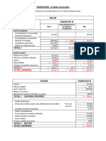 EXERCICES BILAN Correction