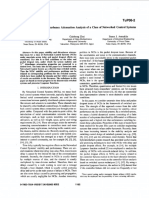 Hai Lin, G. Zhai, P. J. Antsaklis 2003 Robust Stability and Disturbance Attenuation Analysis of A Class of Networked Control Systems