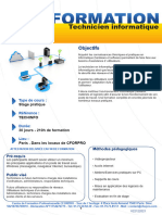 Formation Technicien Informatique