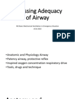 Assessing Adequacy of Airway