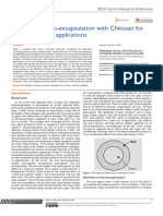 Review On Micro-Encapsulation With Chitosan For Pharmaceuticals Applications