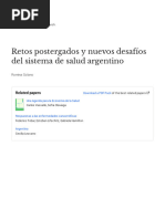 Retos Postergados y Nuevos Desafíos Del Sistema de Salud Argentino