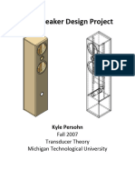 Loudspeaker Design Project (2007)