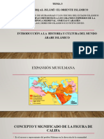 TEMA 3. ORIENTE ISLÃ MICO (2 PARTE) - de Los Califas Ortodoxos A Los Grandes Imperios Medivales. OMEYAS