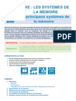 AFSC Fiches Theoriques Les Principaux Systemes de La Memoire