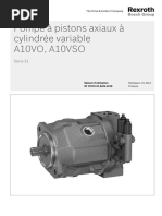 Pompe À Pistons Axiaux À Cylindrée Variable A10VO, A10VSO: Série 31