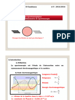 Présentation Notions Préliminaires Spectroscopie