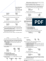 Exercise No. 3 CVP Analysis