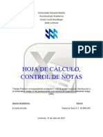 OBJ I.3. Hoja de Calculo, Explicación