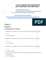 Linear Algebra With Applications 2nd Edition Holt Test Bank 1