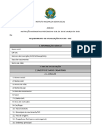 Formulário RAC - Workshop Profissão Previdenciária