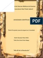 Trabajo Investigativo en Desarrollo Sobre Las Principales Causas de Ceguera en Mi Comunidad