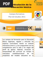 Campos Formativos Del Plan de Estudios 2011