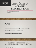 Stratégies D' Affaire Électronique