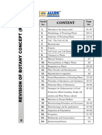 Revision of Botany Concepts