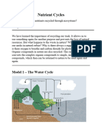 Nutrient Cycles Pogil