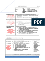 Example LESSON PLAN KSSR