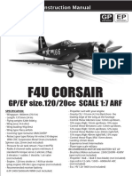 PM PH140-F4U CORSAIR 20cc Manual