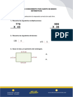 Pruebas de Conocimiento de 5to A 7mo