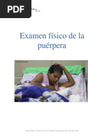 Examen Fisico RN y Puerpera