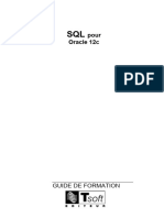 Pour Oracle 12c: Guide de Formation