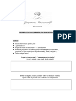 Modelo para 1° Sessão